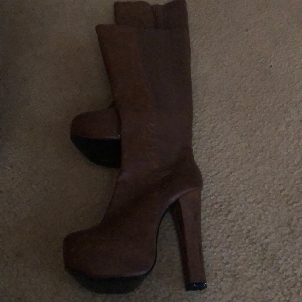 Never worn before knee high boots!!